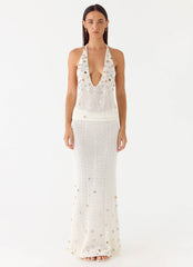 Adelaida Beaded Crochet Top