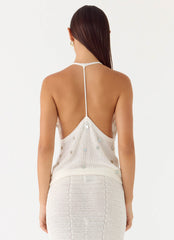 Adelaida Beaded Crochet Top