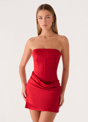 Alva Strapless Mini Dress
