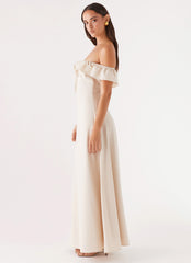 Amarosa Linen Maxi Dress