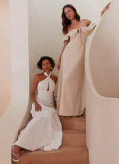 Amarosa Linen Maxi Dress