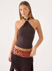 Amelina Halter Top