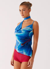 Andrina Cowl Neck Top
