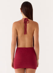 Annalise Beaded Mini Dress