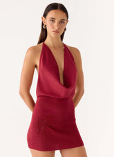 Annalise Beaded Mini Dress
