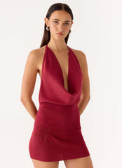 Annalise Beaded Mini Dress