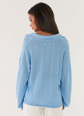Annie Knit Polo Top