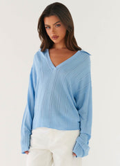 Annie Knit Polo Top