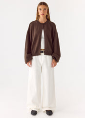 Annie One Button Cardigan