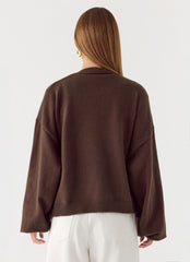 Annie One Button Cardigan
