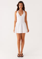 Anya Halterneck Mini Dress