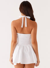 Anya Halterneck Mini Dress