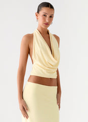 Ashi Cowl Top