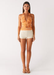 Atlanta Sequin Halter Top