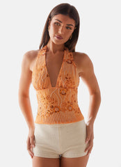 Atlanta Sequin Halter Top