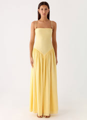 Aura Linen Maxi Dress
