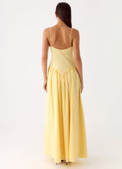 Aura Linen Maxi Dress