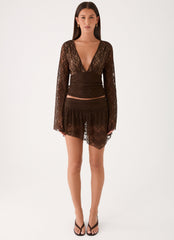 Avelora Lace Mini Skort