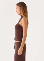 Aviara Knit High Neck Top