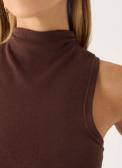 Aviara Knit High Neck Top
