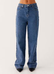 Back Again Straight Leg Denim Jeans