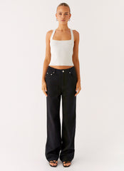Back Again Straight Leg Denim Jeans