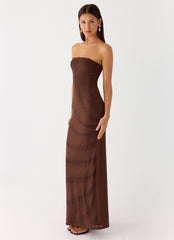 Belisse Beaded Mesh Maxi Dress