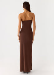 Belisse Beaded Mesh Maxi Dress