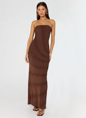 Belisse Beaded Mesh Maxi Dress