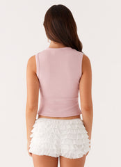 Blair Buttoned Tank Top