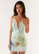 Bohemian Bliss Mesh Mini Dress