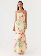 Bronte Strapless Maxi Dress