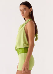 Carlie Halter Mini Dress