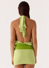 Carlie Halter Mini Dress