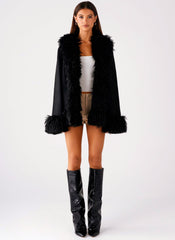 Carmelita Faux Fur Trim Jacket