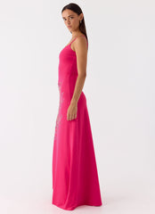 Carmine Embellished Maxi Dress
