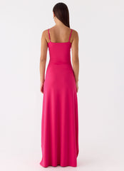 Carmine Embellished Maxi Dress