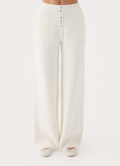 Cauaria Button Low Rise Knit Pants