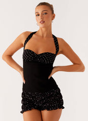 Channel Bustier Top