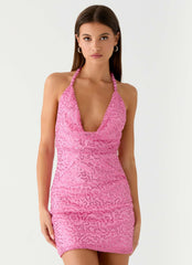 Cherry Coast Sequin Mini Dress