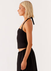 Cheryl Bustier Halter Top