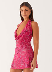 Cinzia Beaded Mini Dress