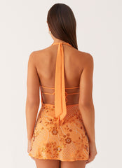 Cinzia Beaded Mini Dress