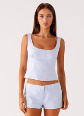 Coastline Bustier Top