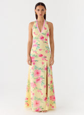 Colada Halter Maxi Dress