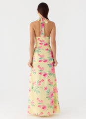 Colada Halter Maxi Dress