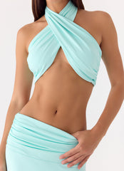 Coletta Wrap Top