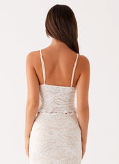 Crystal Clear Lace Top