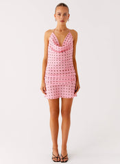 Cyna Cowl Mini Dress