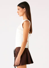 Cypriana Tie Back Top